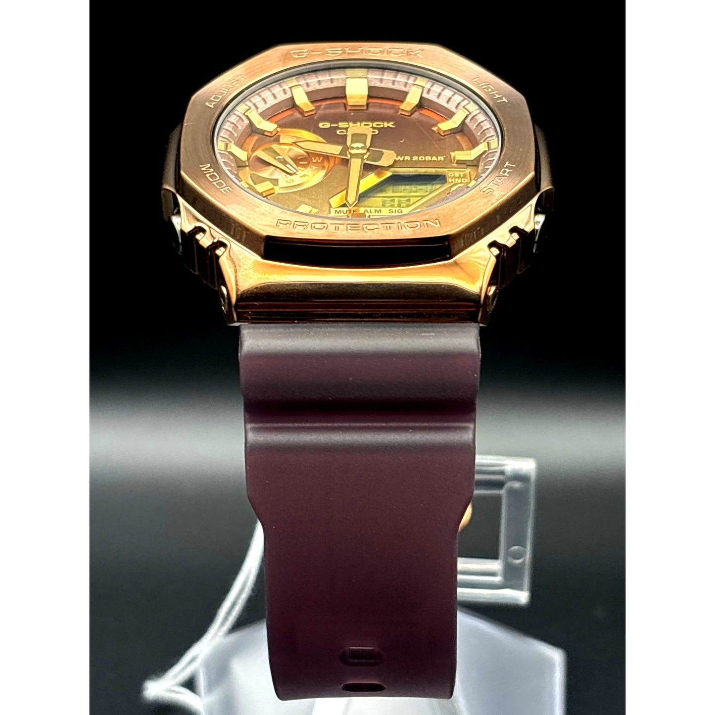 Casio G-Shock GM2100CL-5A CasiOak Metal Bronze Tone Ana-Digi Men's Watch NIBWT