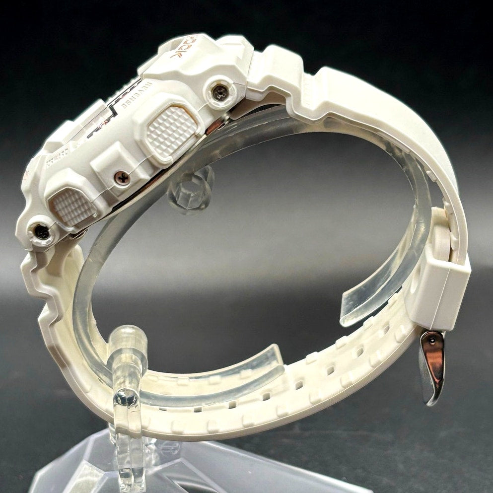 Casio G-Shock GMA-S140M-7A White Rose Gold Analog Digital Women's Watch NIB