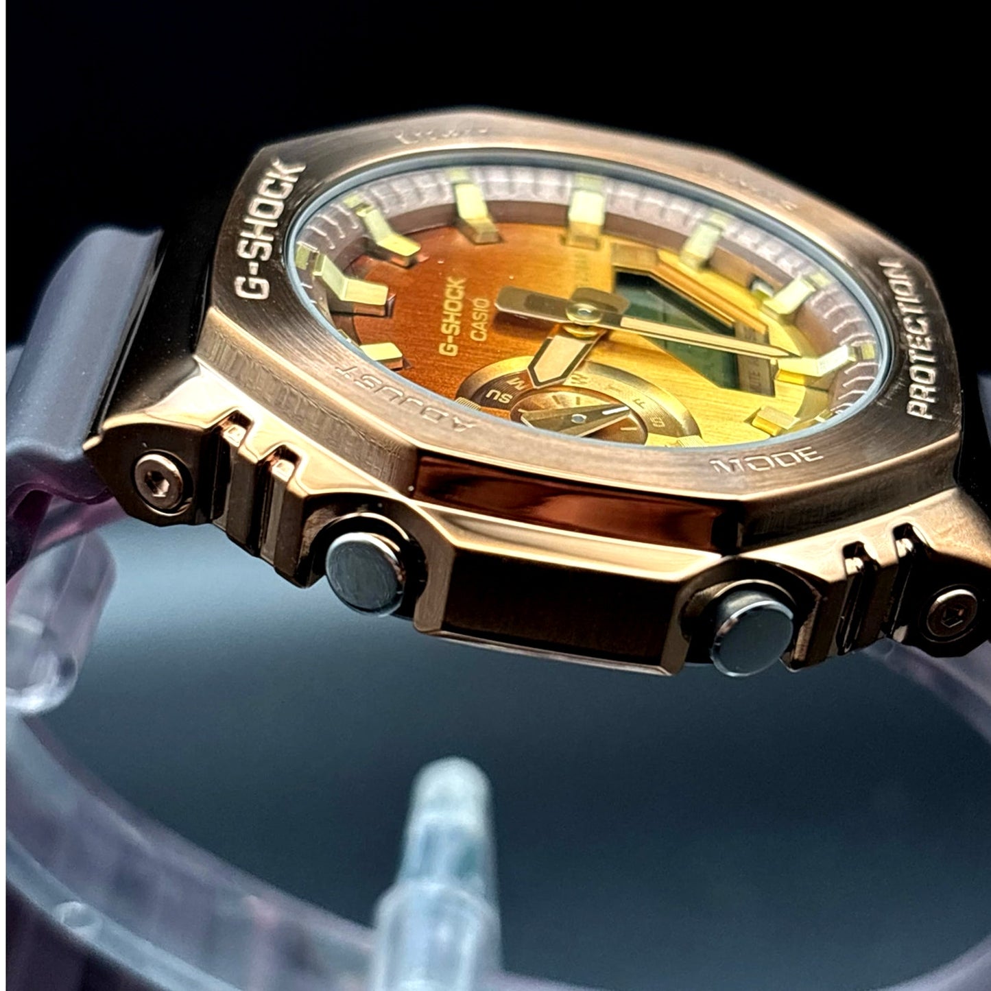 Casio G-Shock GM2100CL-5A CasiOak Metal Bronze Tone Ana-Digi Men's Watch NIBWT