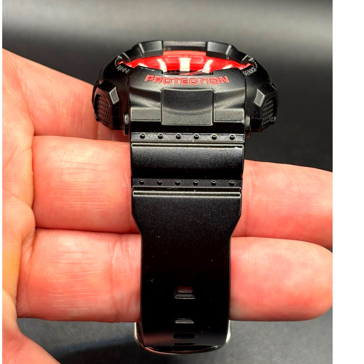 Casio Baby-G BA-110SN-1A Black Red Analog Digital Watch 100M