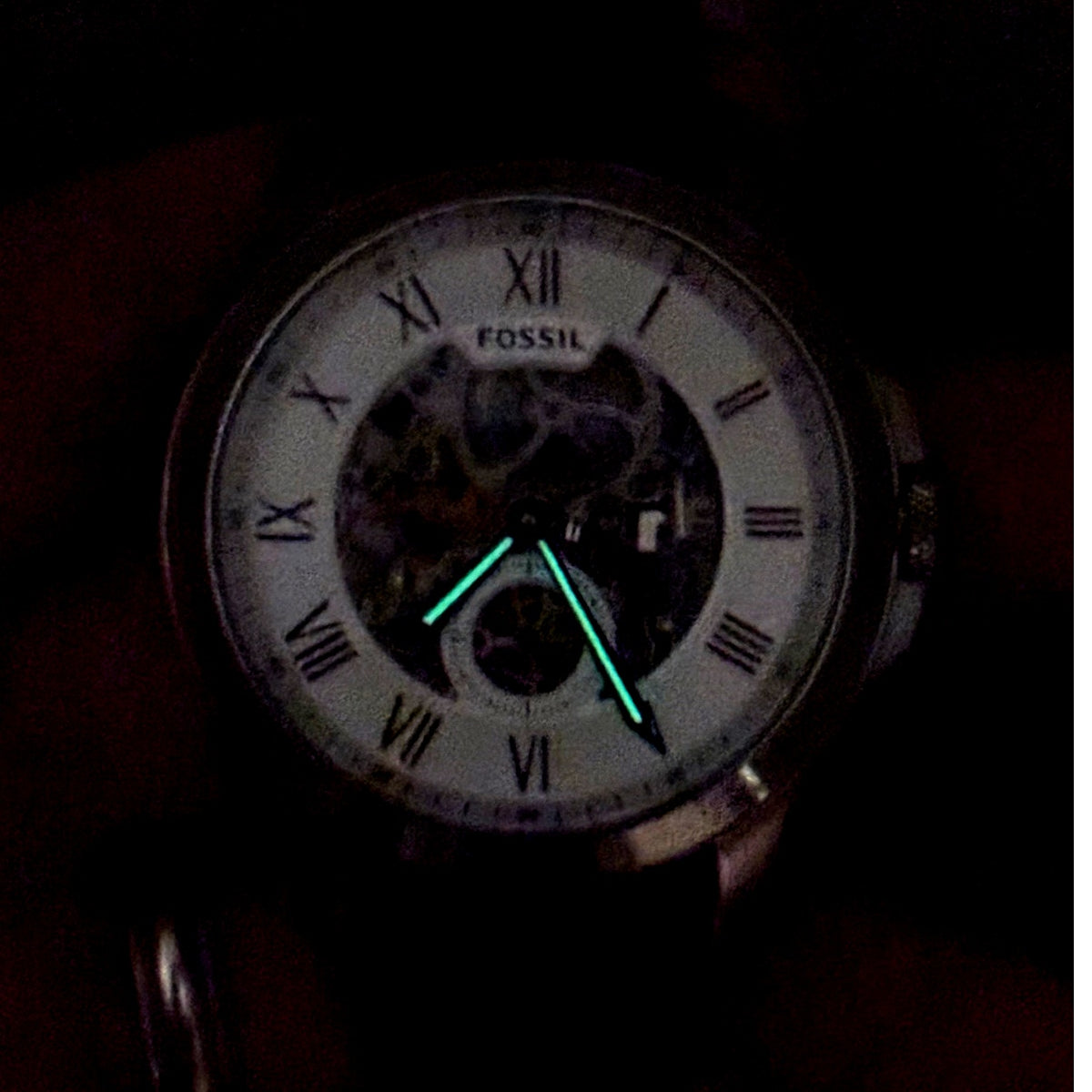 Fossil Grant ME3053 Automatic Skeleton Men’s Watch 44mm