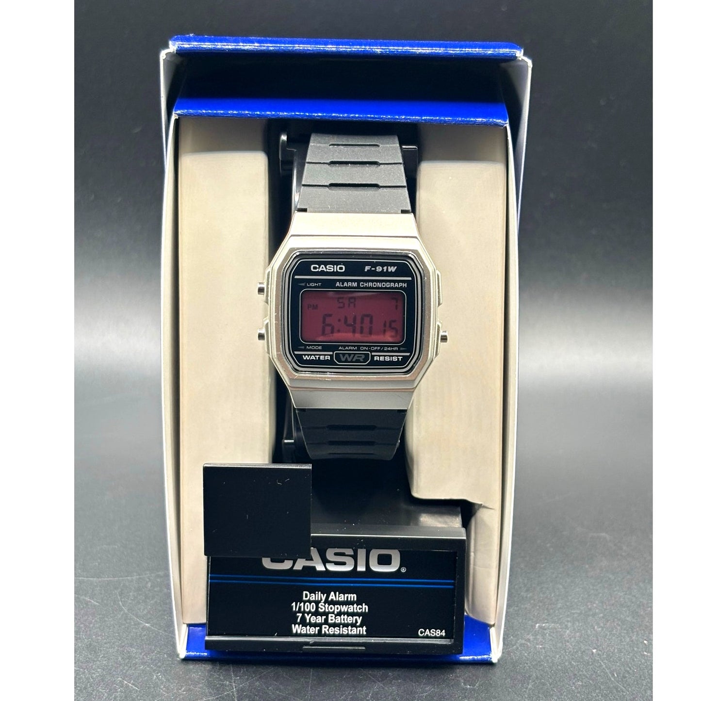 LWS Dark Rose F91W Custom Pink Display Digital Watch