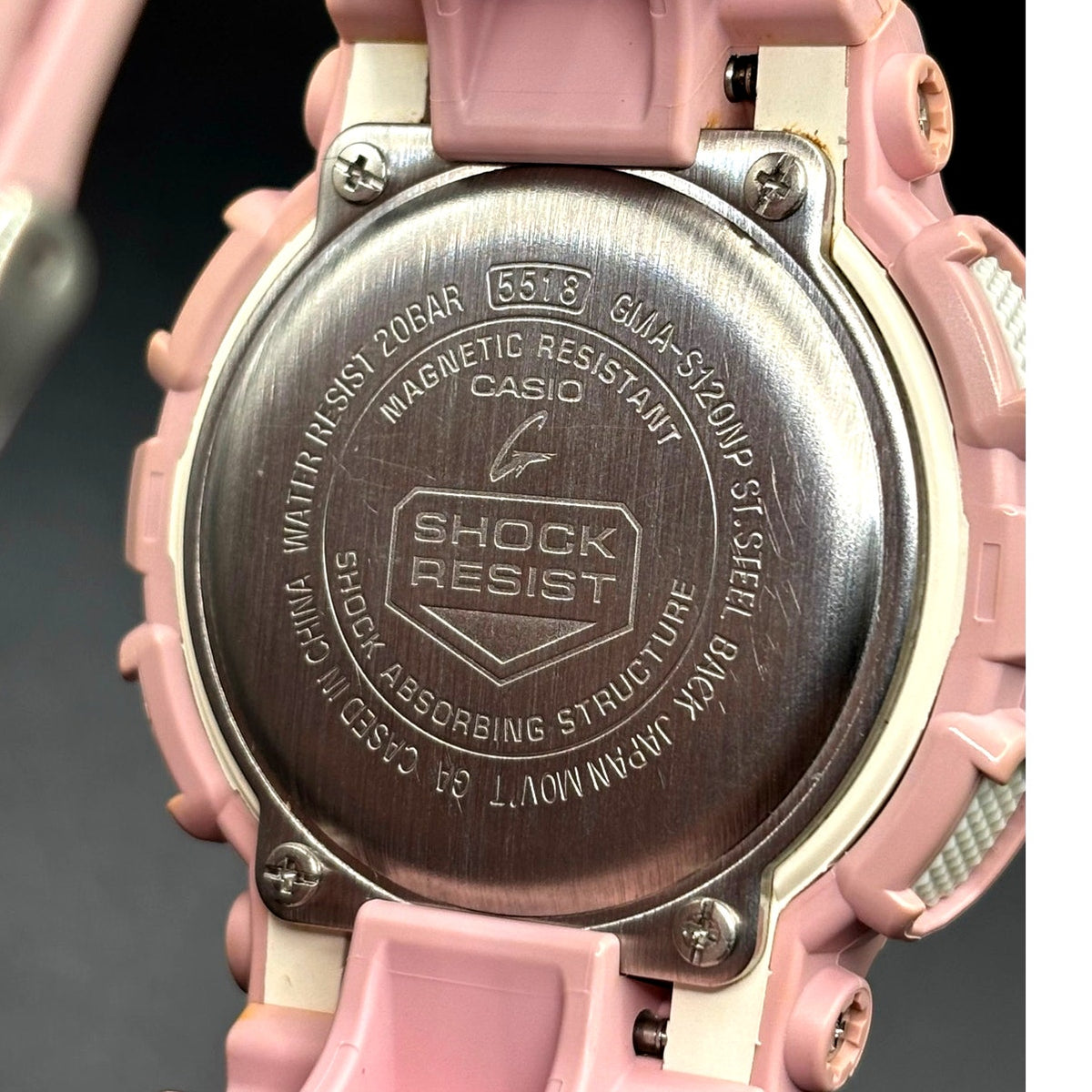 Casio G-Shock GMA-S120NP-4A Neo Punk Pink Analog Digital Women’s Watch