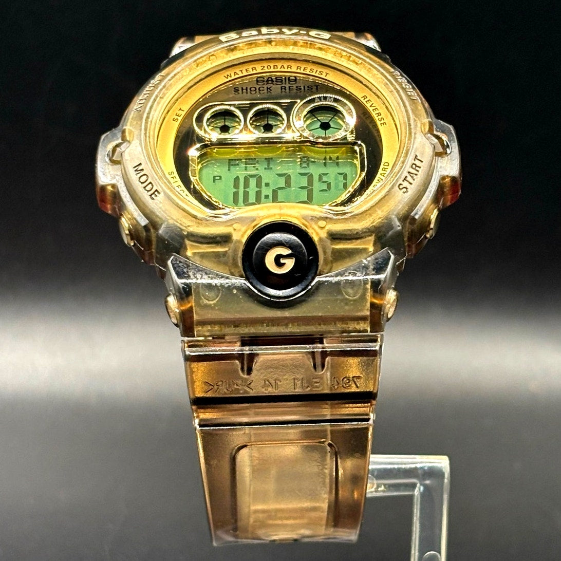 Casio Baby-G BG6901-8 Smoke Gold Digital 200M Vintage Watch