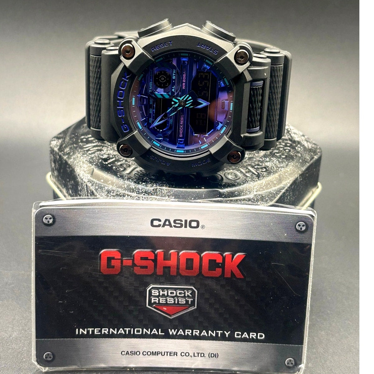 Casio G-Shock GA900VB-1A Virtual Blue Series Analog Digital Watch NIB