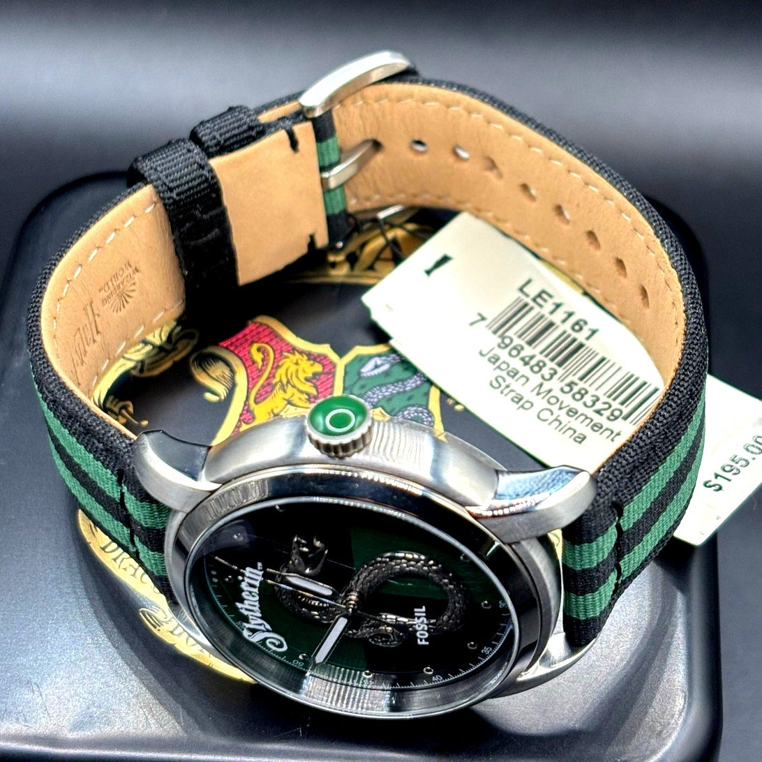 Fossil x Harry Potter Slytherin LE1161 Limited Edition 40mm Watch NIBWT