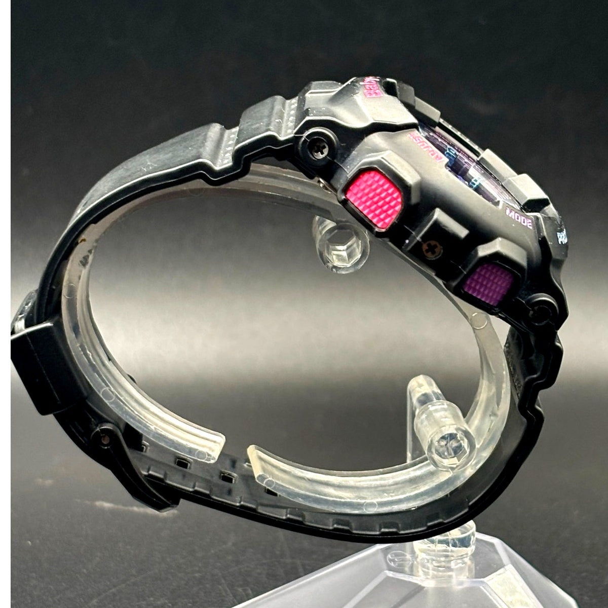Casio Baby-G BA-110TM-1A Decora Style Analog Digital Black Purple Women’s Watch