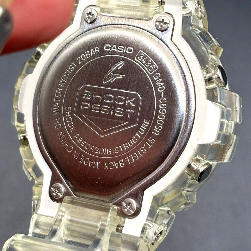 Casio G-Shock GMD-S6900SR-7 S Series Translucent Rose Gold Women’s Watch NIB