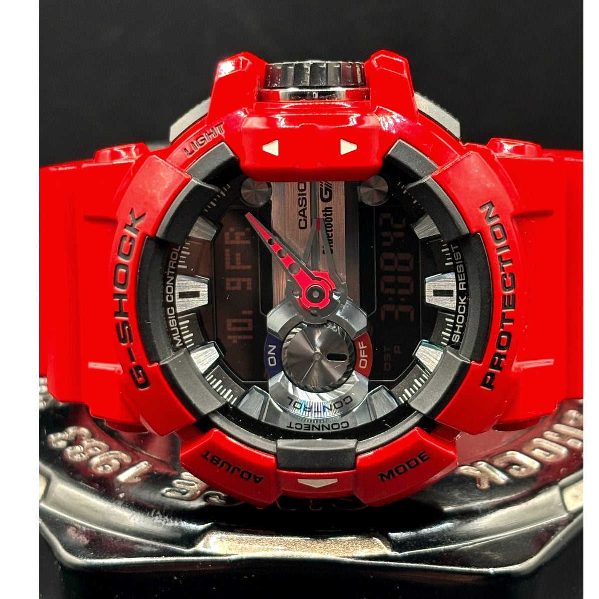 Casio G-Shock GBA-400-4A G’MIX Bluetooth Red Analog Digital Men’s Watch