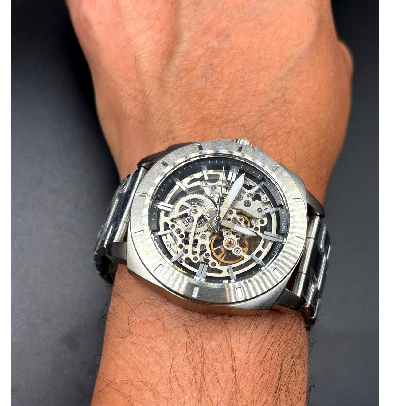 Fossil Privateer Sport BQ2425 Automatic Skeleton Men’s Watch 45mm NIB