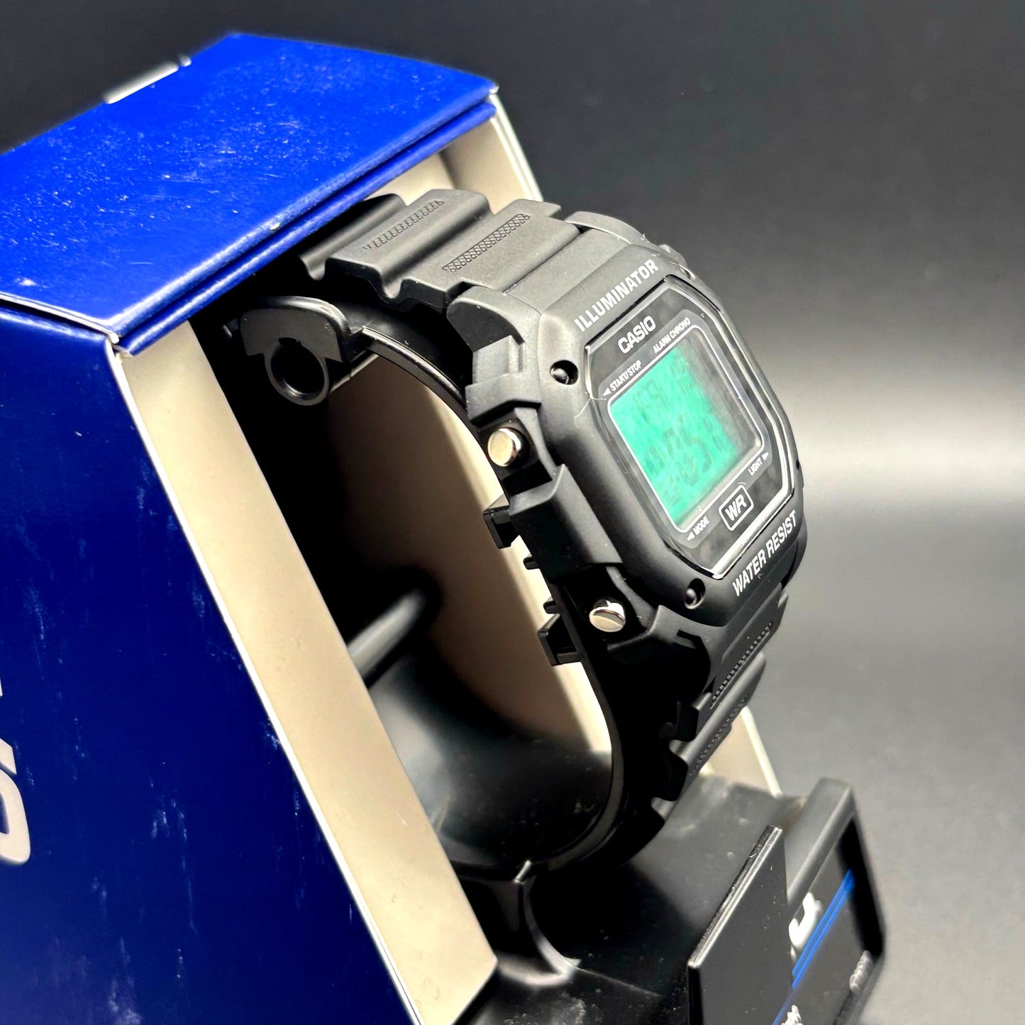 Custom Casio F108WH Teal Glow Edition with Teal Light Filter NIB