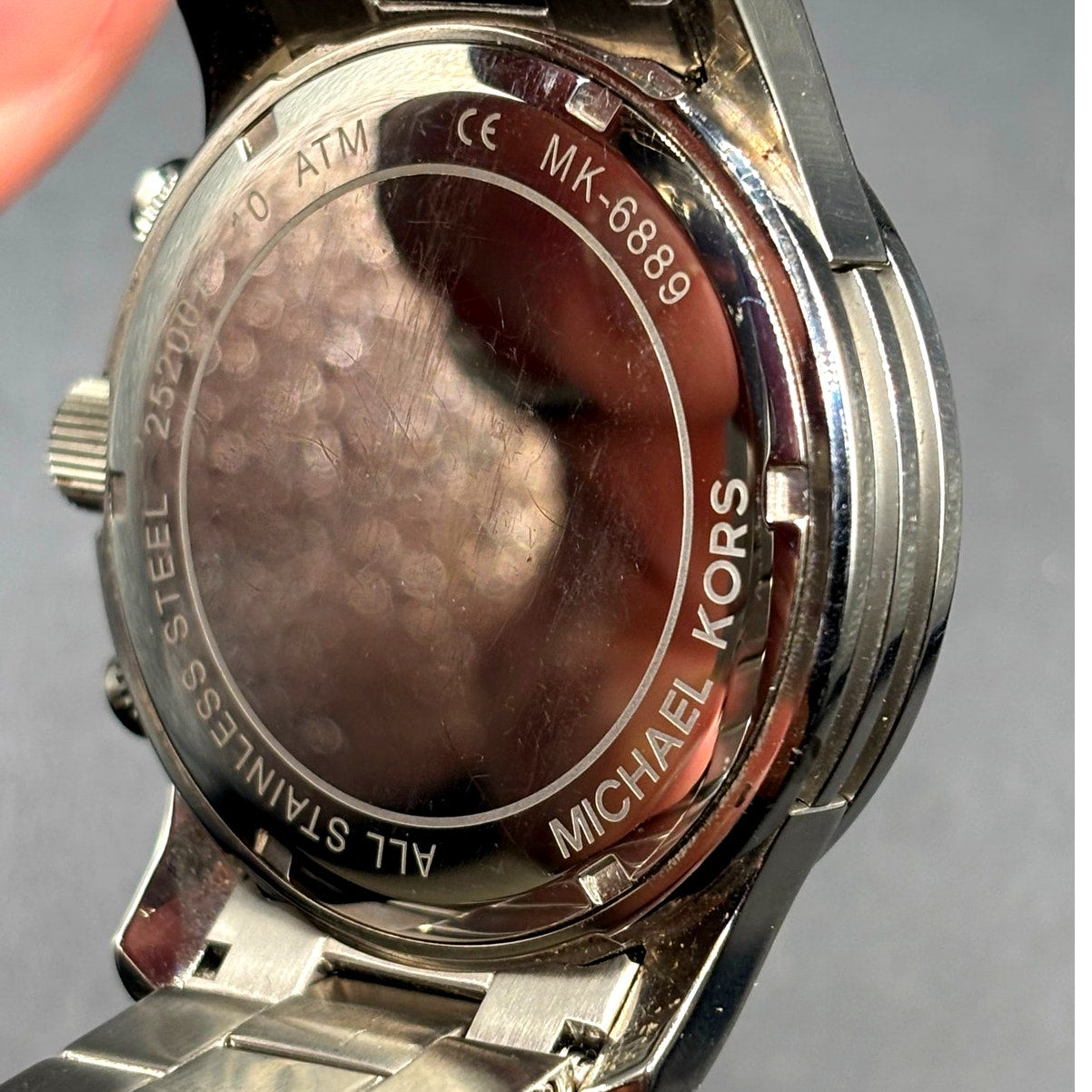 Michael Kors MK6889 Oversized Runway Glitz Chronograph Unisex Watch 45mm
