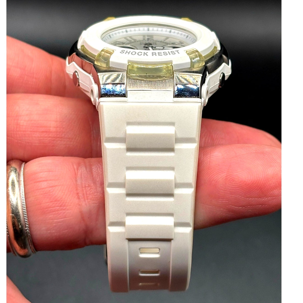 Casio Baby-G BGA110-7B Analog Digital White Women’s Watch Discontinued