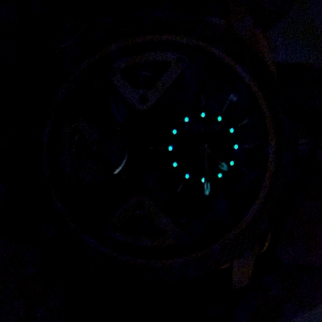 Fossil ME1158 Machine Twist Hybrid Rose Gold Blue Leather Men's Watch 45mm