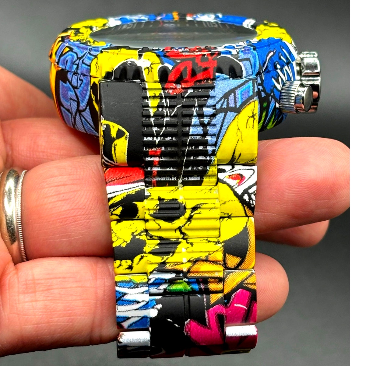 Invicta 36774 Zager Exclusive Graffiti Hydroplated 52mm Chronograph NIB