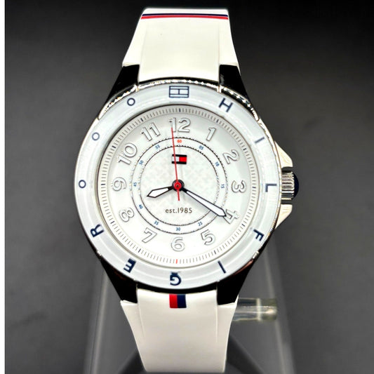 Tommy Hilfiger Carley 1781271 Women’s White Silicone Quartz Watch 34mm