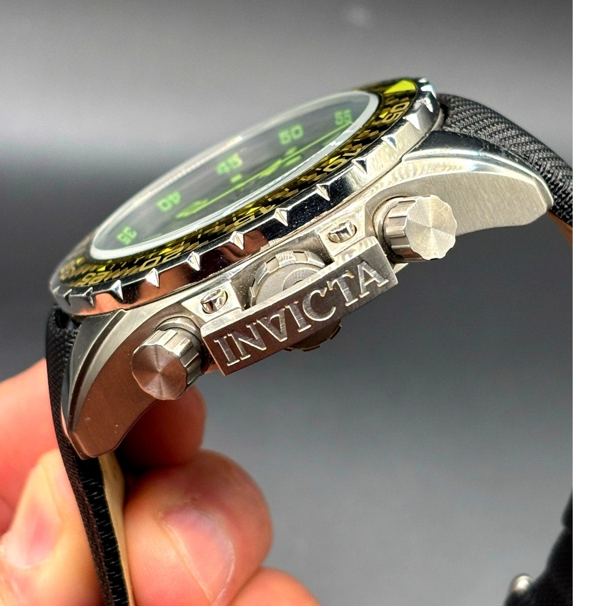 Invicta Corduba 12451 Chronograph Swiss Quartz Movement 50mm Nylon Strap Watch