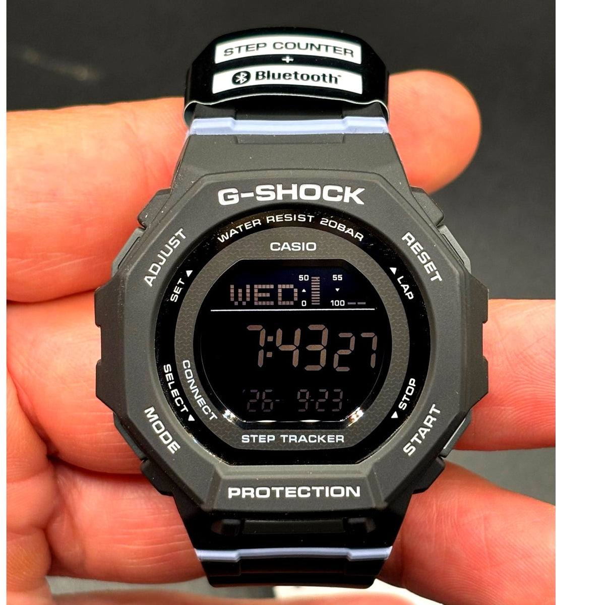Casio G-Shock G-SQUAD GMD-B300-1 Step Tracker Bluetooth Digital Watch NIBWT