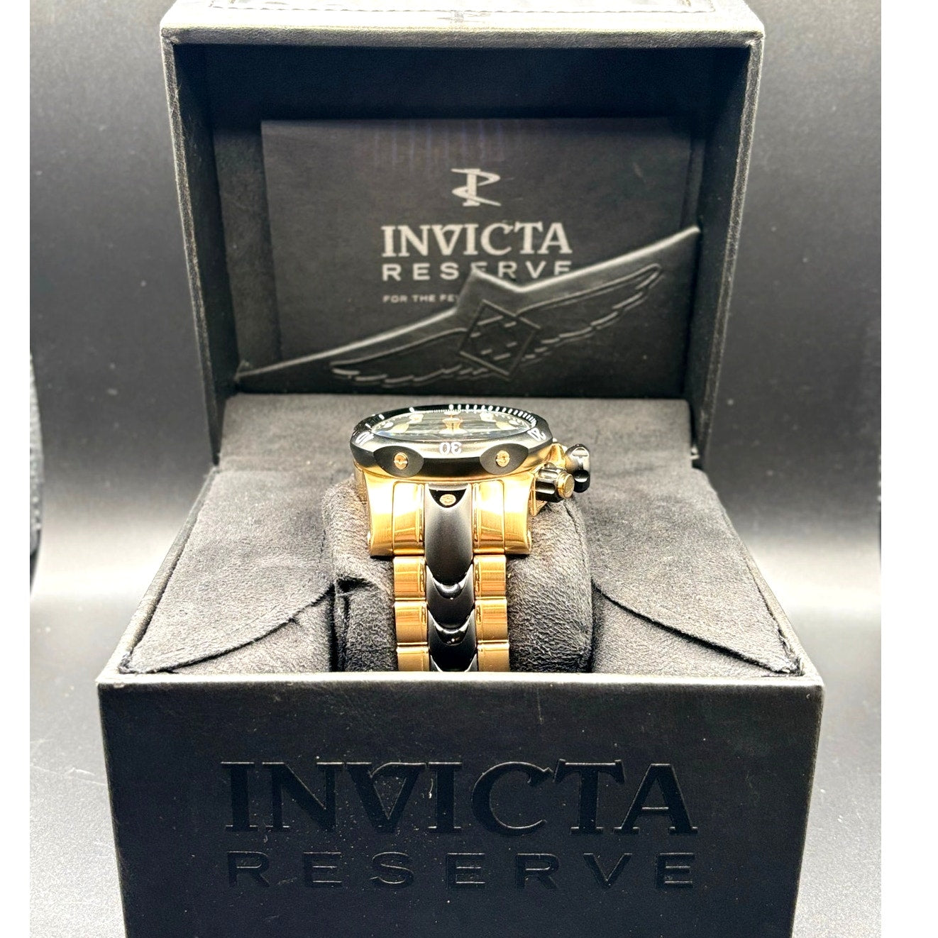 Invicta Reserve Venom 5728 Chronograph Swiss Made 53mm 18K Rose Gold Men’s Watch
