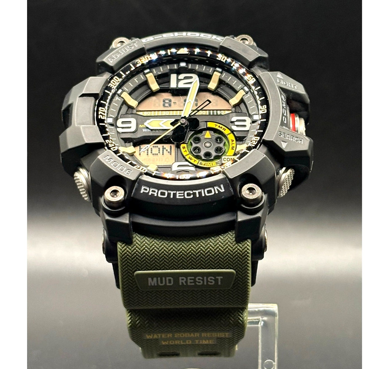 Casio G-Shock Mudmaster GG-1000-1A3 Twin Sensor Green Men’s Watch 200M