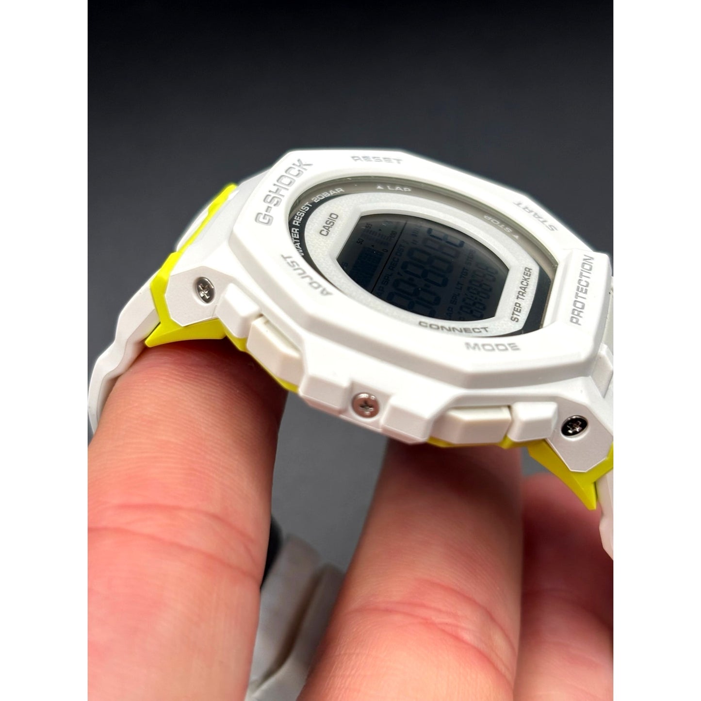 Casio G-Shock GMDB300SC-7 Women’s White G-Squad Step Tracker Watch NIBWT