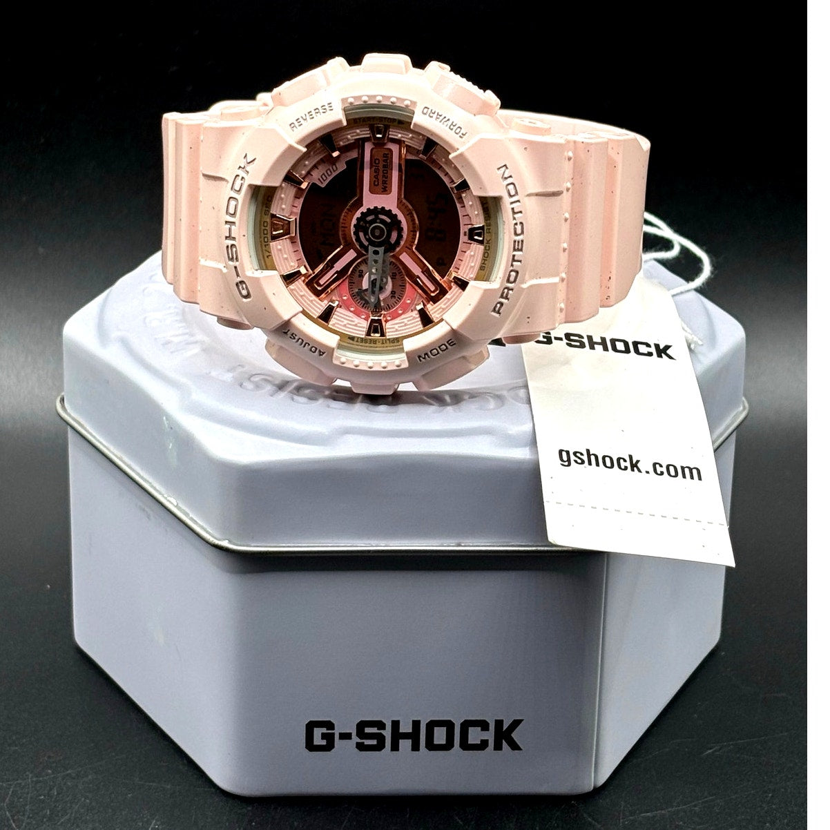 Casio G-Shock GMA-S110MP-4A1 Pink Analog Digital Women’s Watch NIBWT
