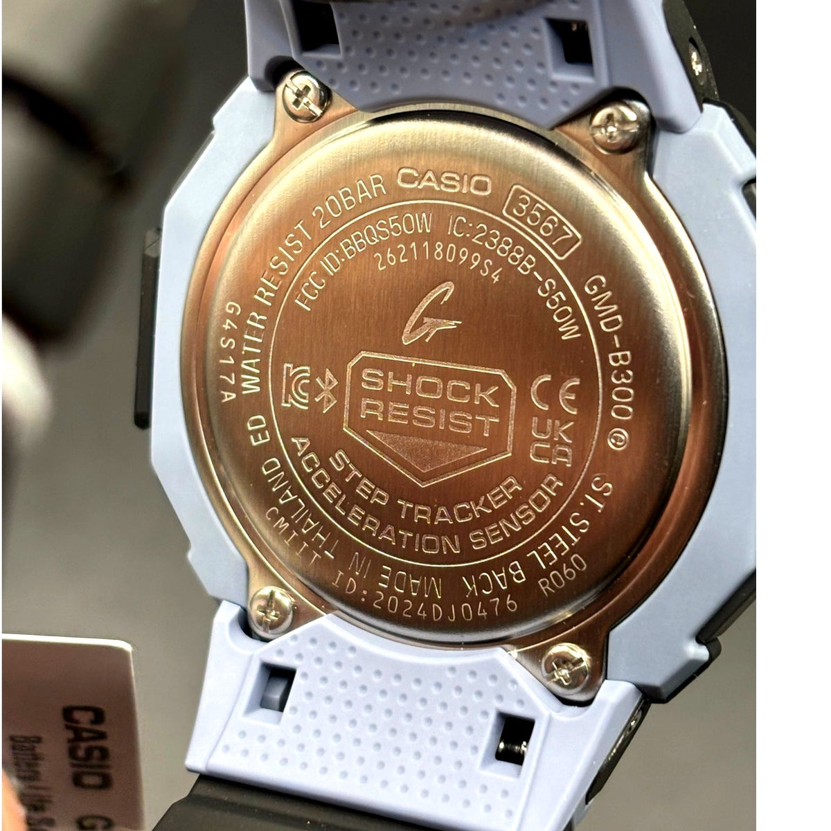 Casio G-Shock G-SQUAD GMD-B300-1 Step Tracker Bluetooth Digital Watch NIBWT
