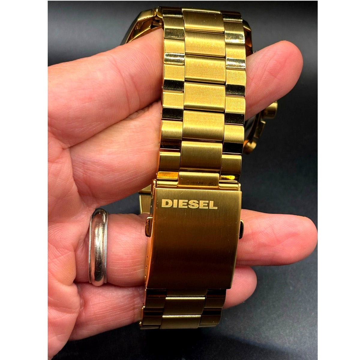 Diesel Mega Chief DZ4360 Gold Tone 51mm Chronograph Men’s Watch