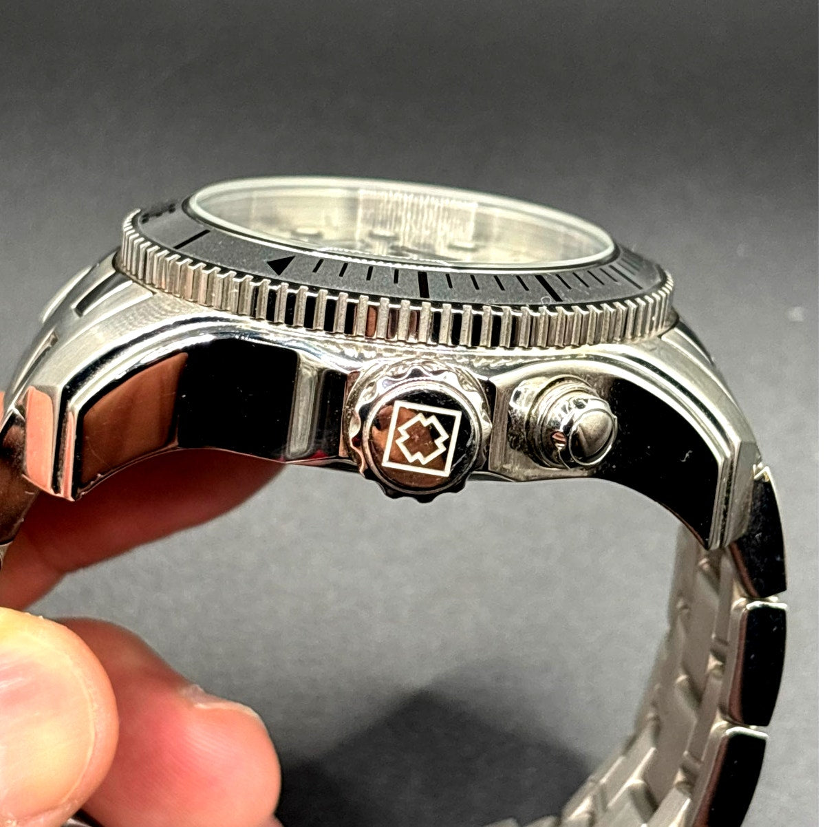 Invicta Pro Diver 6091 GMT 49mm Silver Dial Swiss Quartz Men's Watch