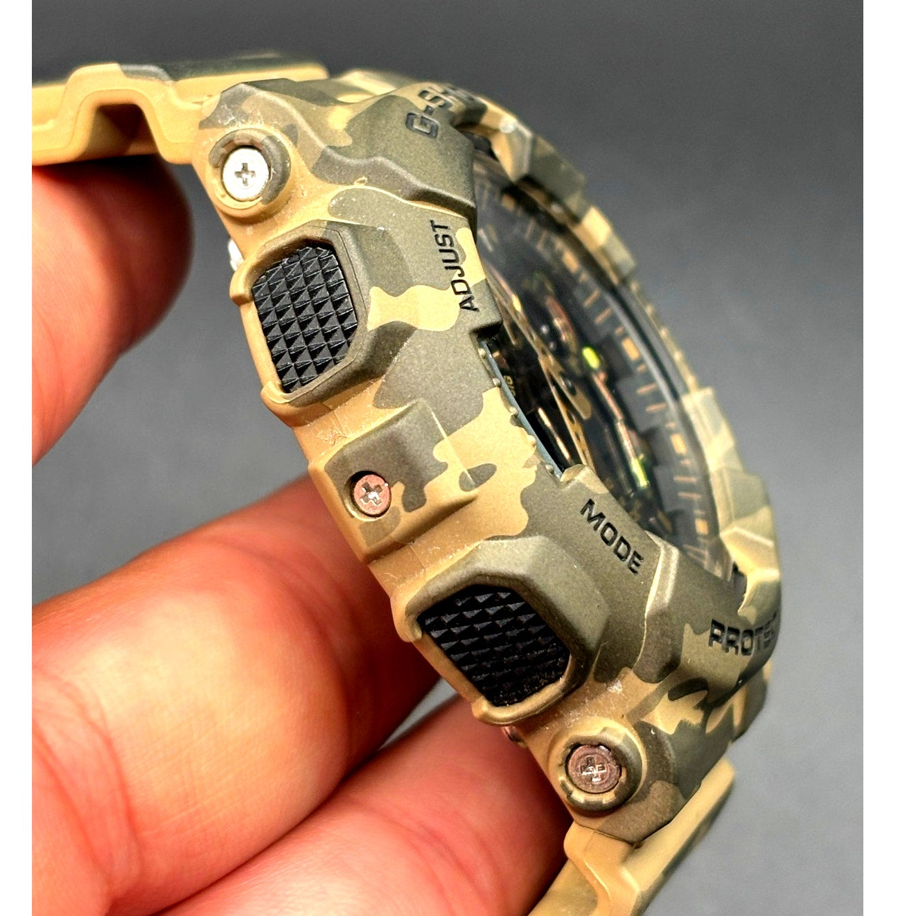 Casio G-Shock GA100CM-5A Camouflage Military Analog Digital Watch NIB