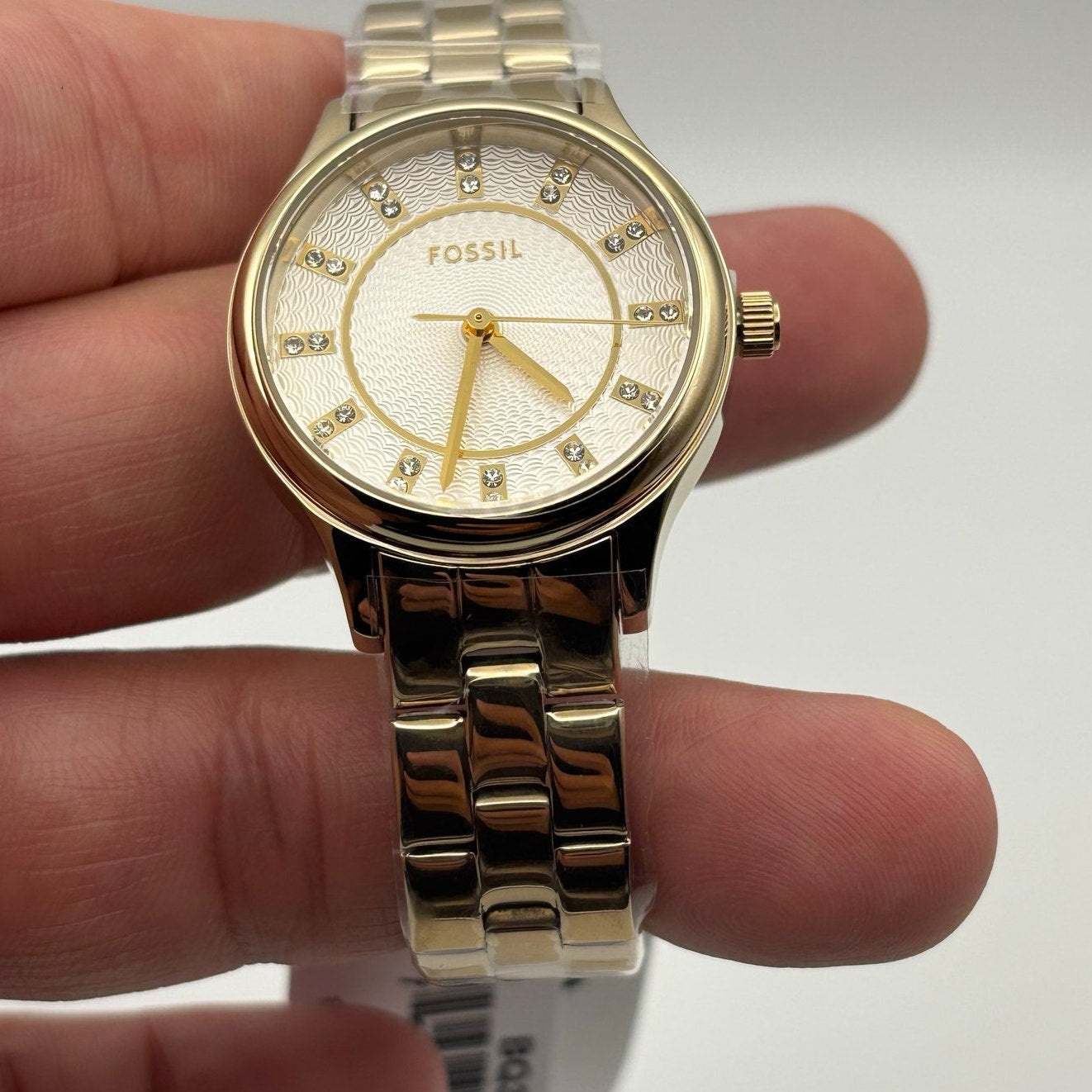 Fossil BQ3916 Women’s Modern Sophisticate 30mm Gold-Tone Stainless Steel – NWBT