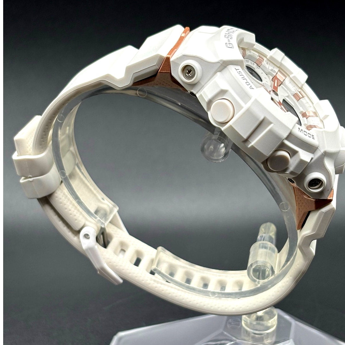 Casio G-Shock GMA-B800-7A Step Tracker Bluetooth White Rose Gold Women's Watch