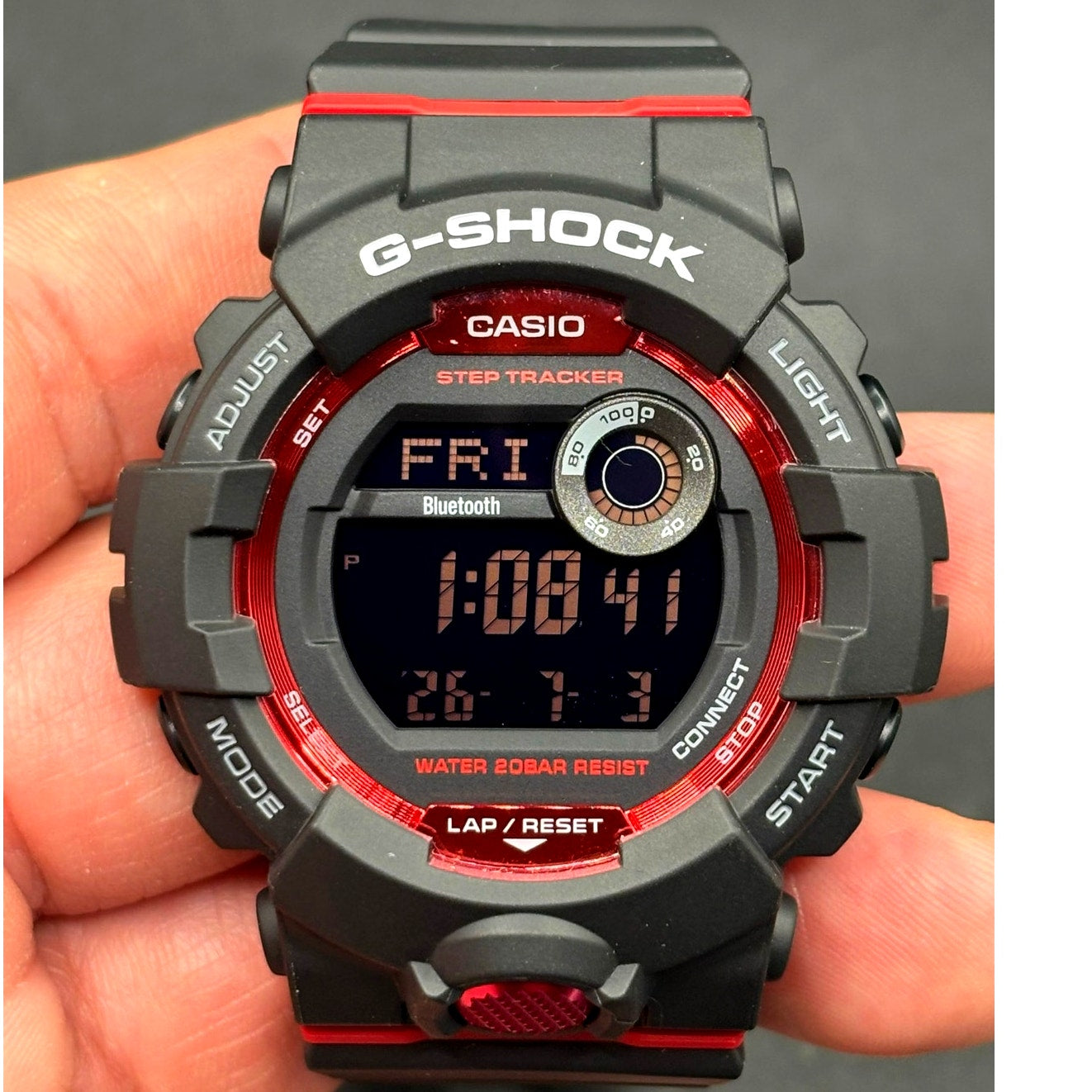 Casio G-Shock Move GBD800-1 Bluetooth Step Tracker Fitness Watch