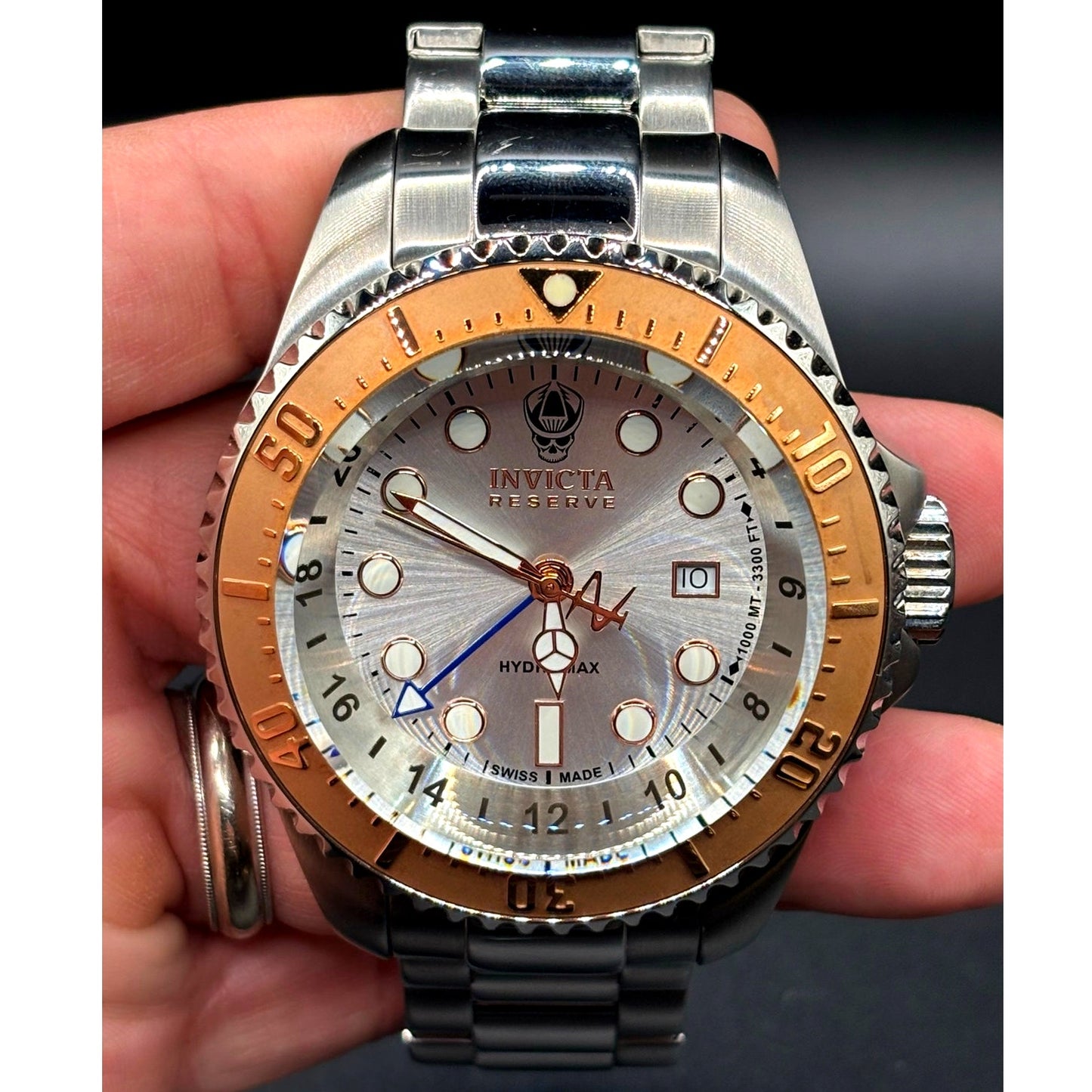 Invicta Reserve Hydromax GMT 16964 Swiss Made 52mm Diver Men's Watch