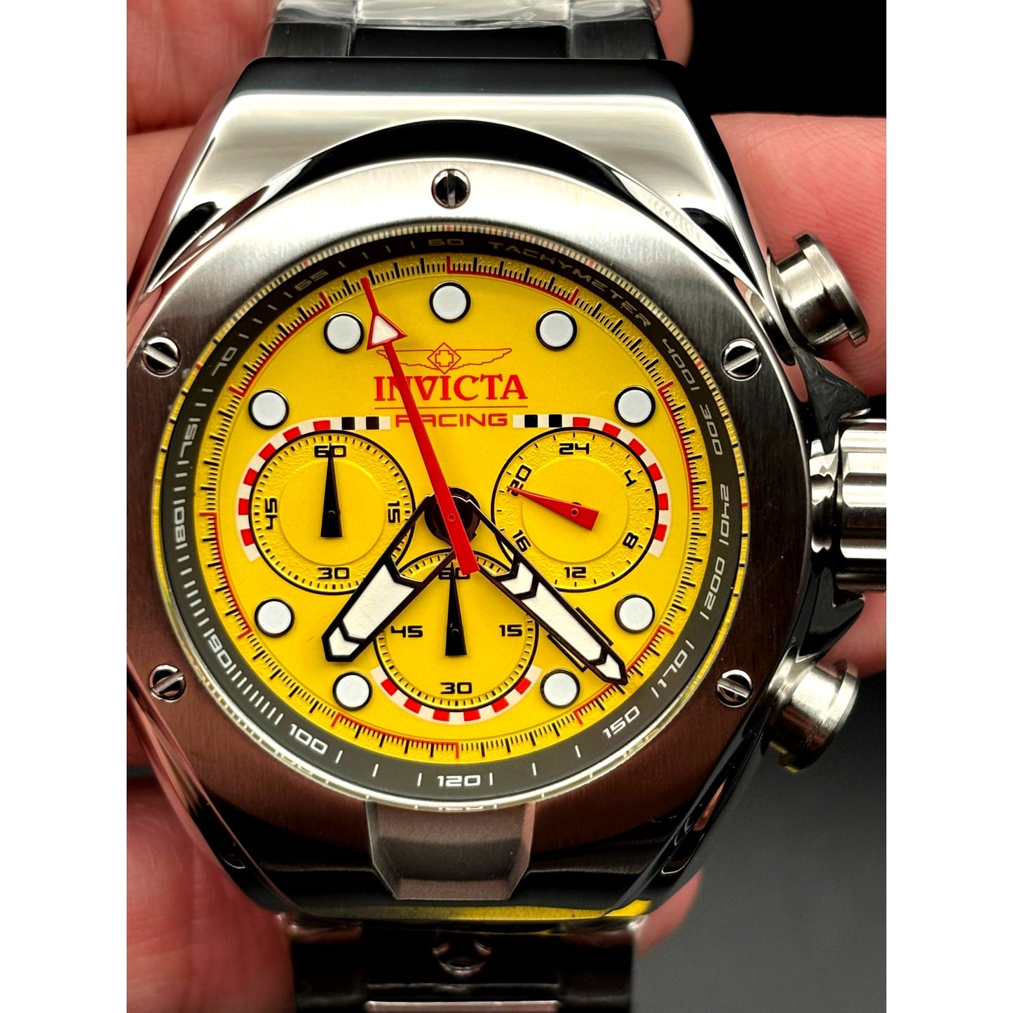 Invicta 47748 Racing RedLine Chrono + F2 Display Car Set Collector’s Edition NIB
