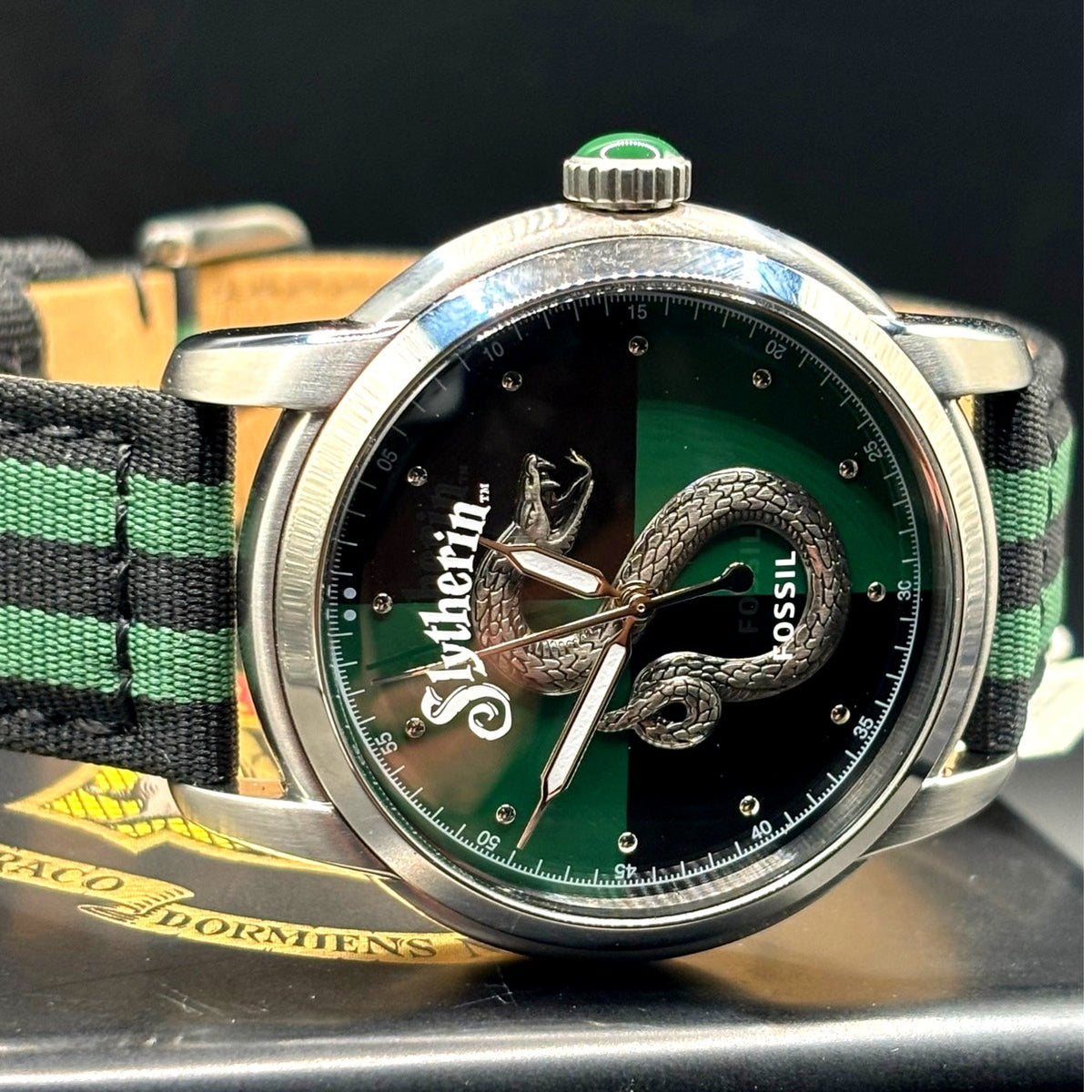Fossil x Harry Potter Slytherin LE1161 Limited Edition 40mm Watch NIBWT