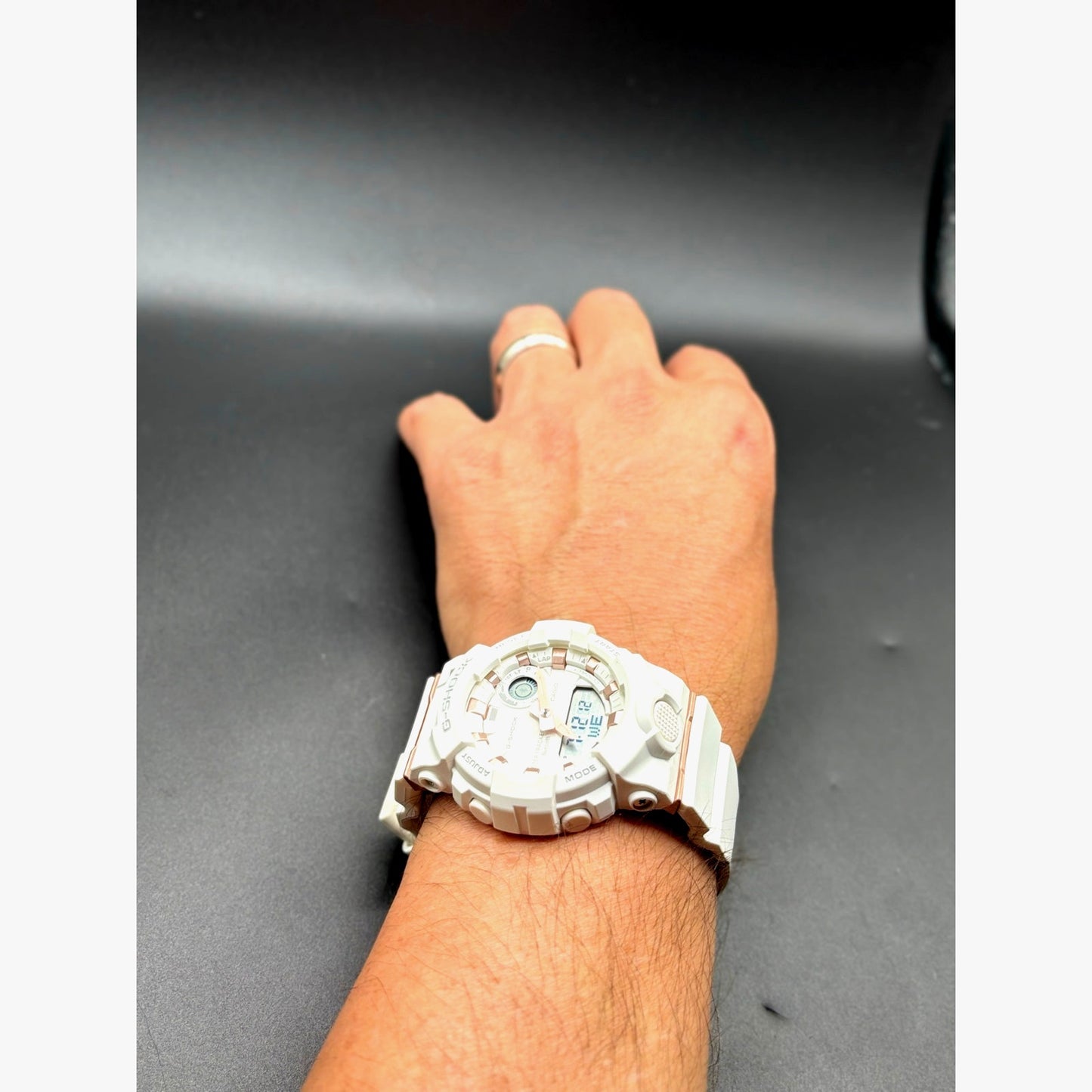 Casio G-Shock GMA-B800-7A Step Tracker Bluetooth White Rose Gold Women's Watch