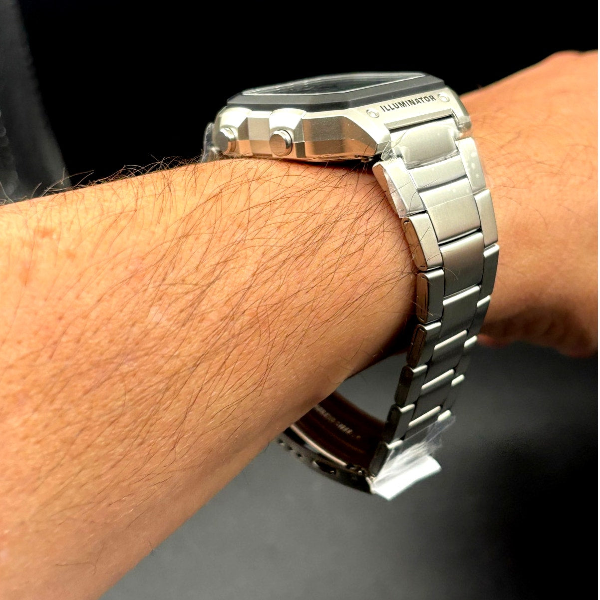 LWS Atlas Arcade Custom Casio AE1200 World Time Steel Bracelet Mod Watch