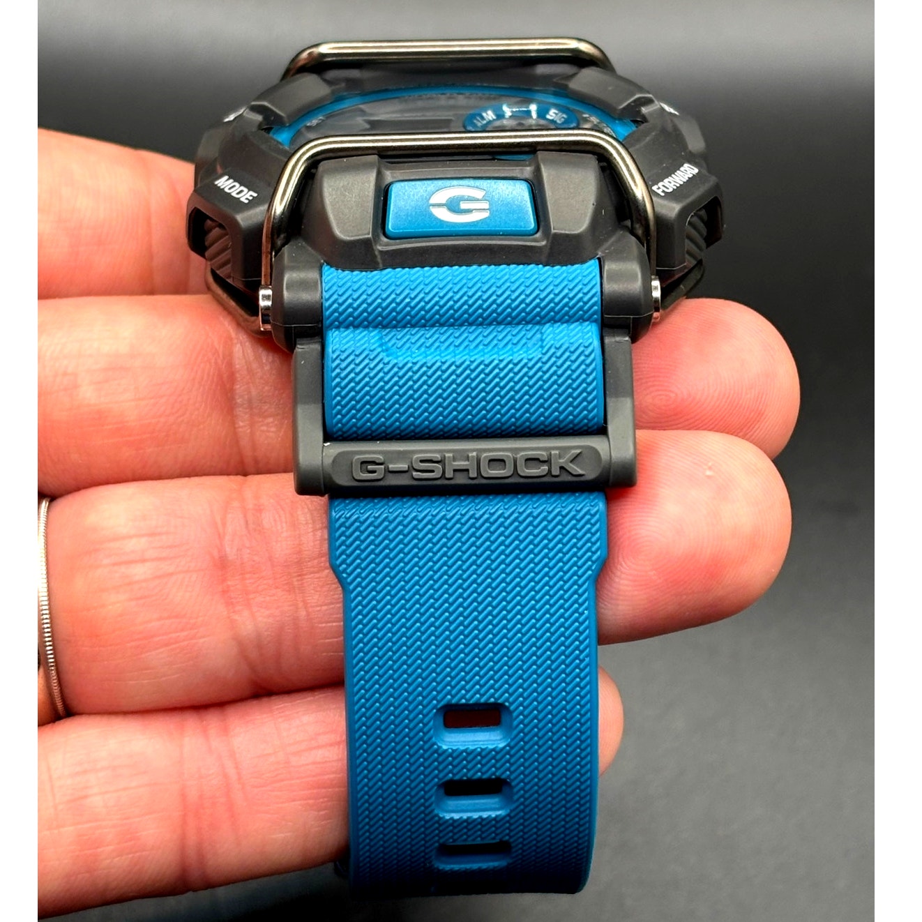 Casio G-Shock GD-400-2 Blue Gray Digital World Time Men's Watch Discontinued