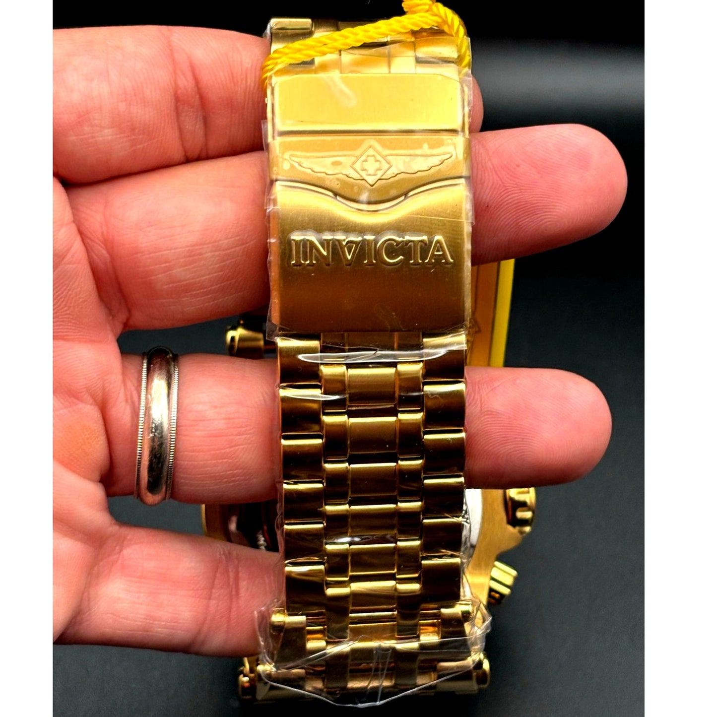 Invicta 45932 Mens Reserve Chaos Swiss Ronda Chrono Gold Tone Stainless Steel