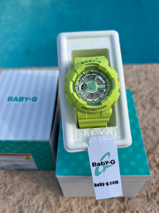 Casio BABY-G BA-110K-3A (Neon Green)
