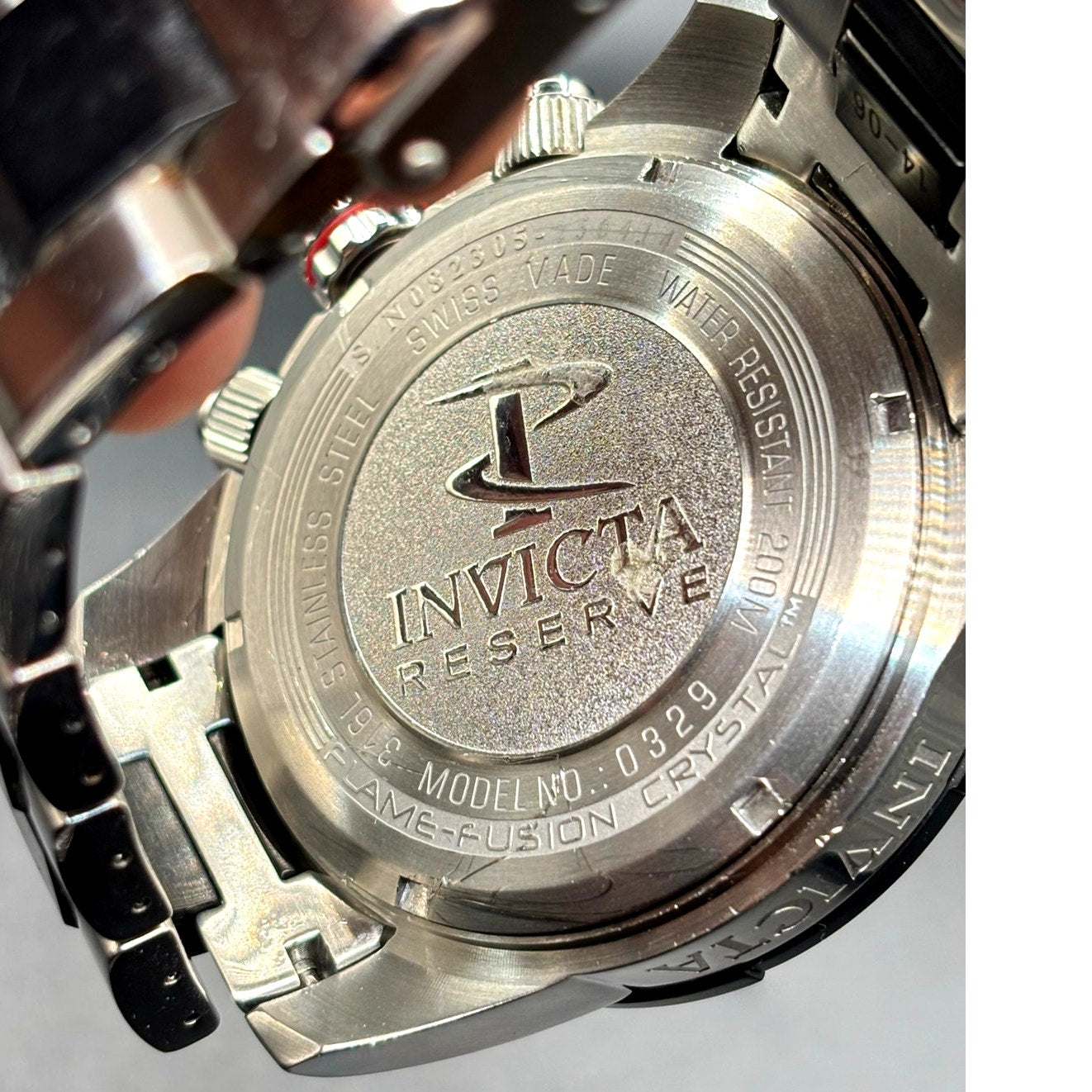 Invicta Reserve Leviathan II 0329 Swiss Made Chronograph 53mm Watch OOS