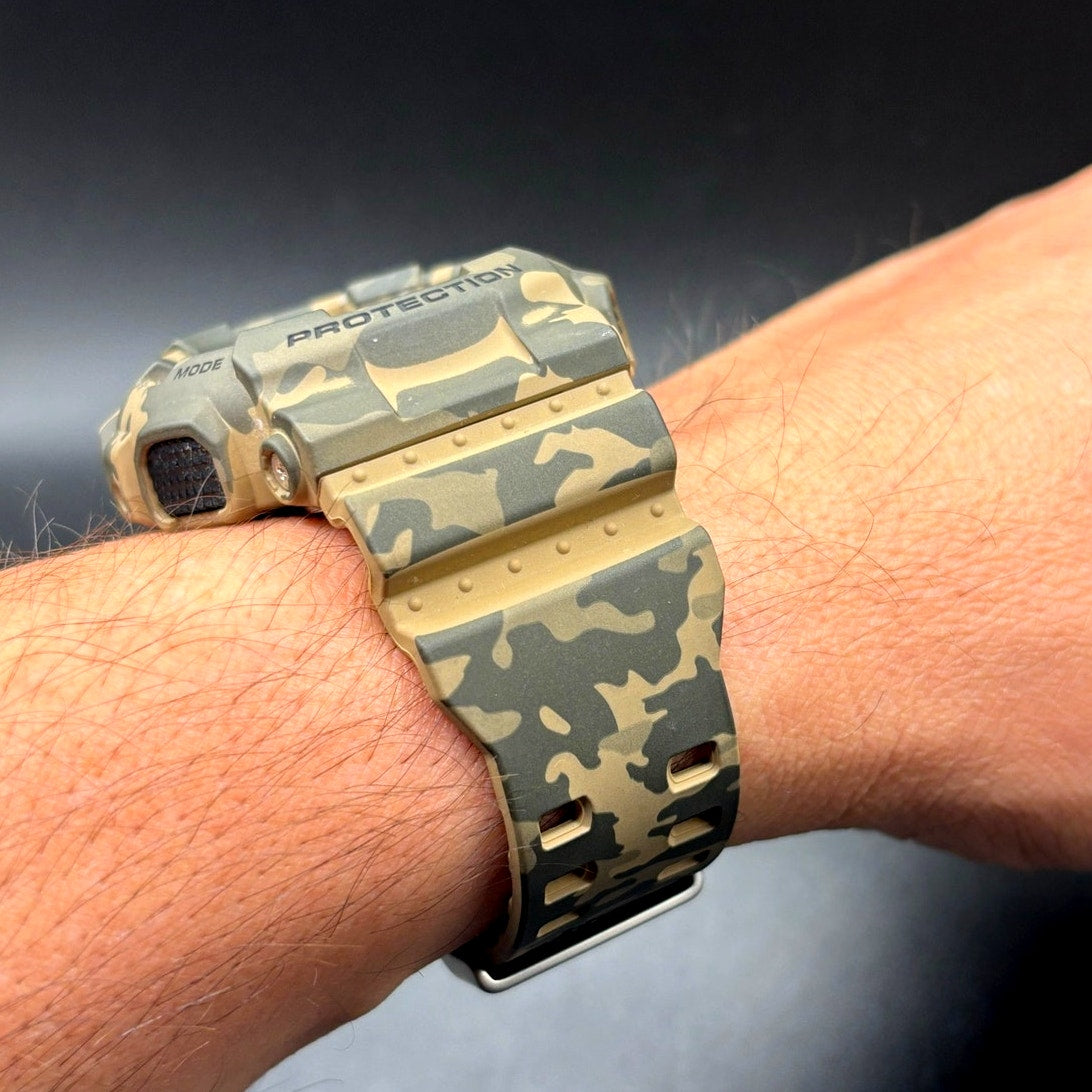 Casio G-Shock GA100CM-5A Camouflage Military Analog Digital Watch NIB