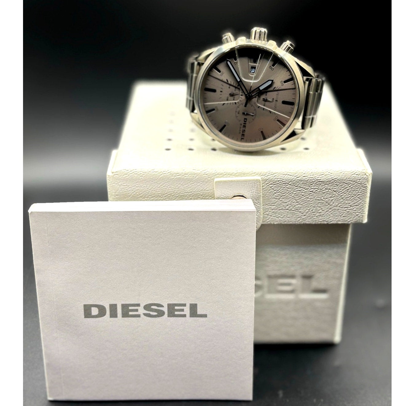 Diesel MS9 Chronograph DZ4484 Gunmetal Gray Dial Men’s Watch 47mm