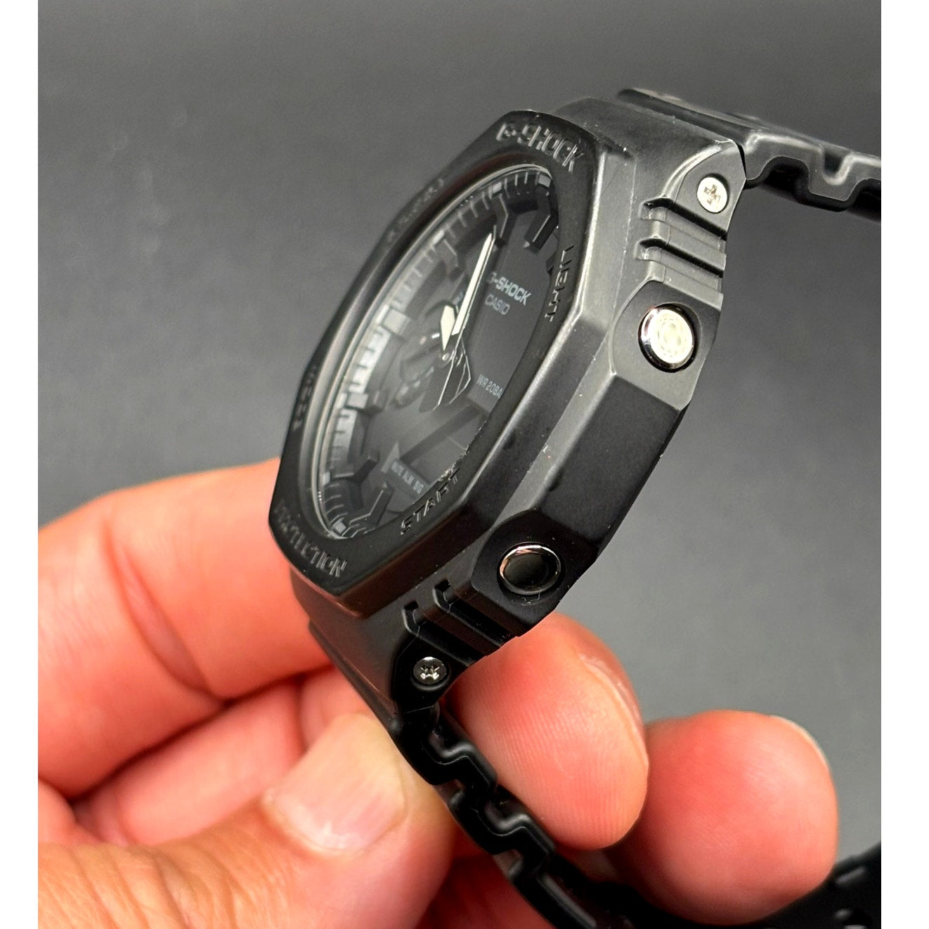 Casio G-Shock GA2100-1A1 Monochrome Black Carbon Core Analog Digital Men’s Watch