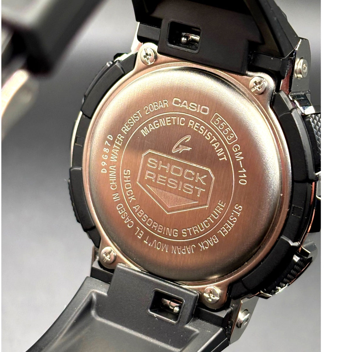 Casio G-Shock G-Steel GM110-1A Polished Metal Bezel Men’s Watch