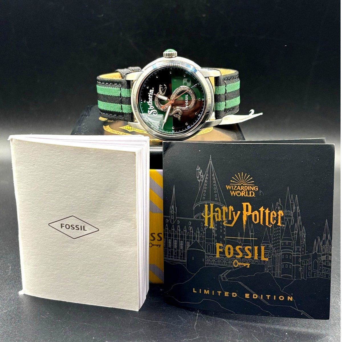 Fossil x Harry Potter Slytherin LE1161 Limited Edition 40mm Watch NIBWT