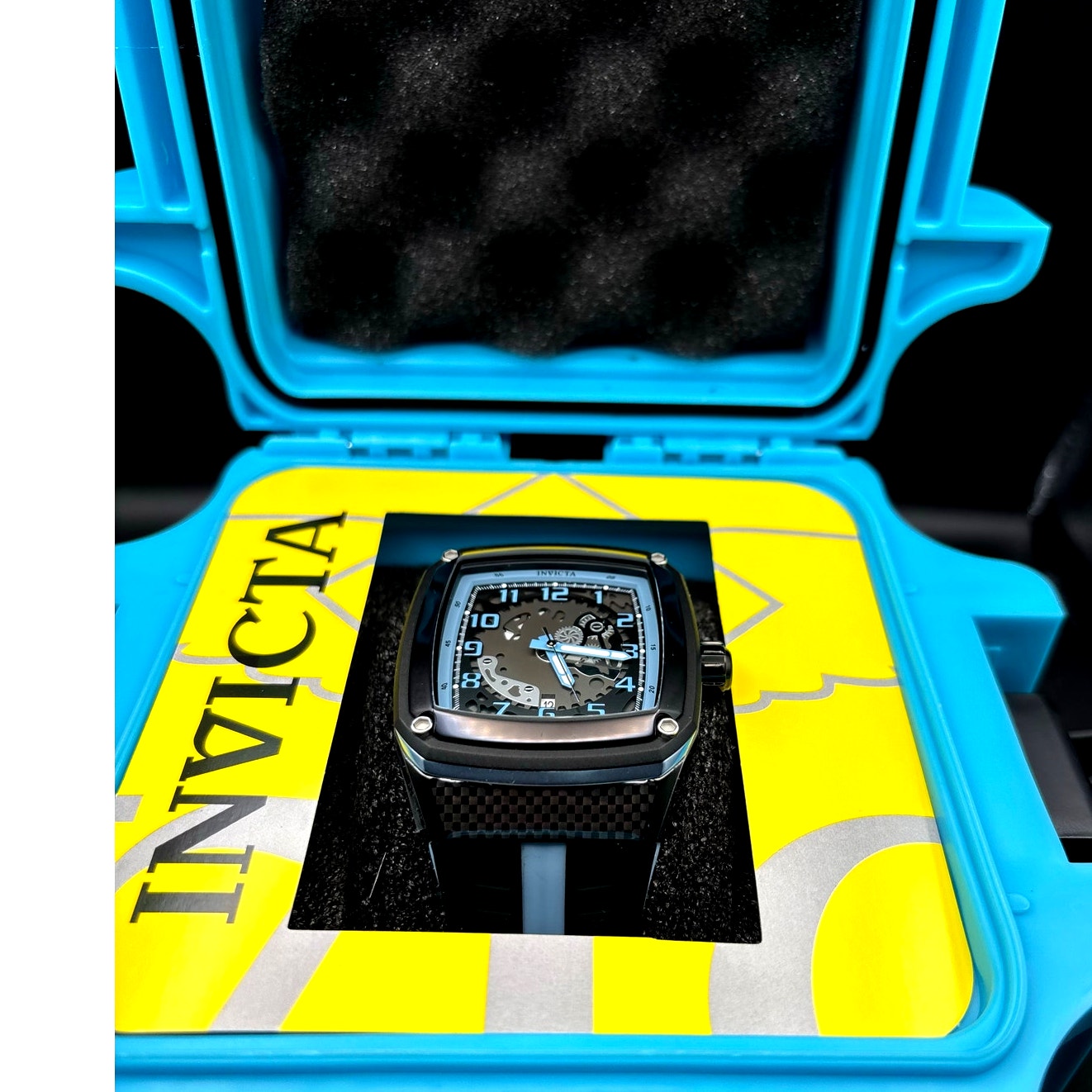 Invicta Racing JM Limited Edition 48066 Men’s Blue Black Silicone Watch NIBWT