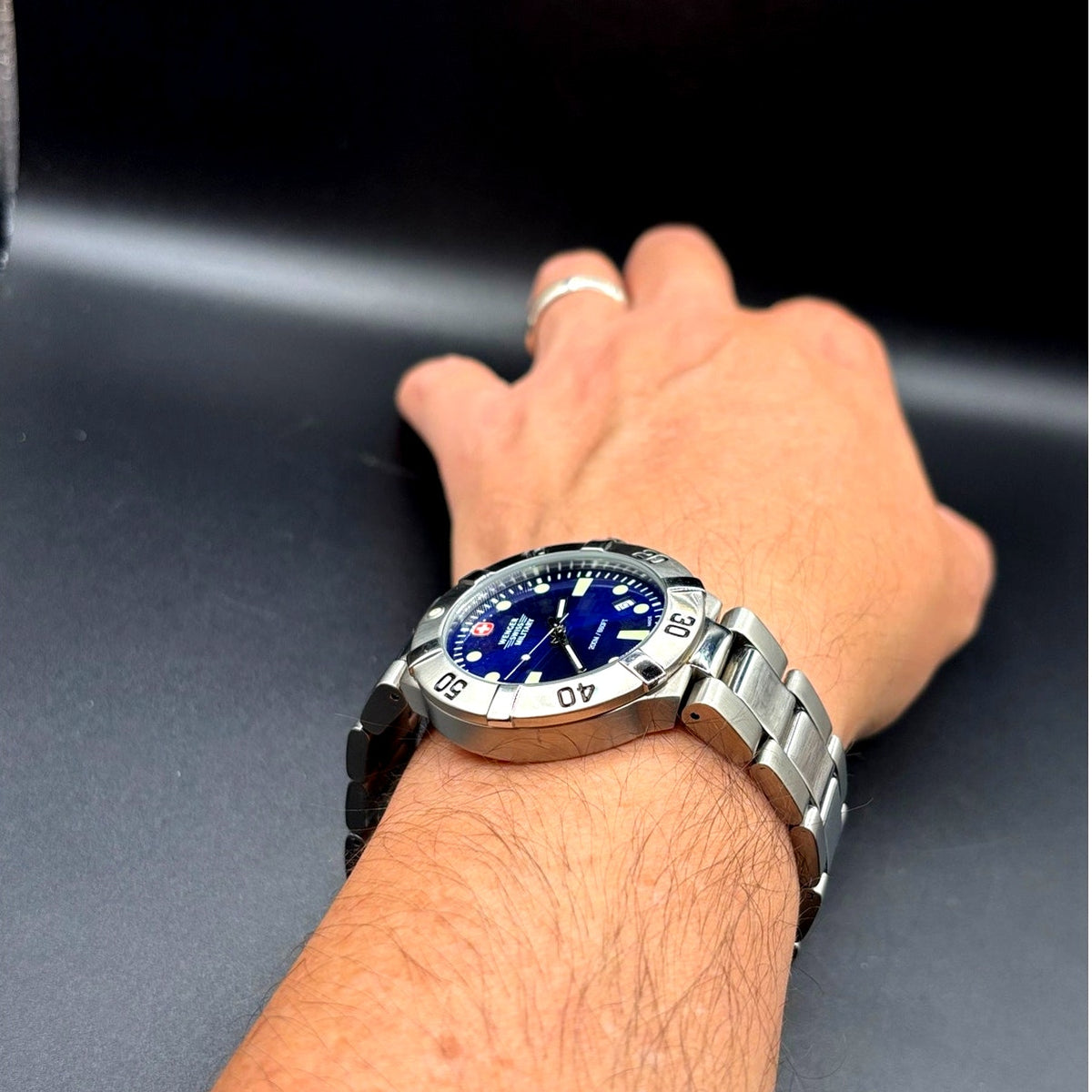 Wenger Swiss Military 79178 SeaForce Blue Dial 41mm Swiss Dive 200M Discontinued