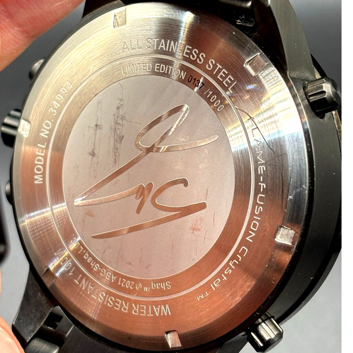 Invicta x SHAQ Zone 34994 Limited Edition Gunmetal 60mm Watch